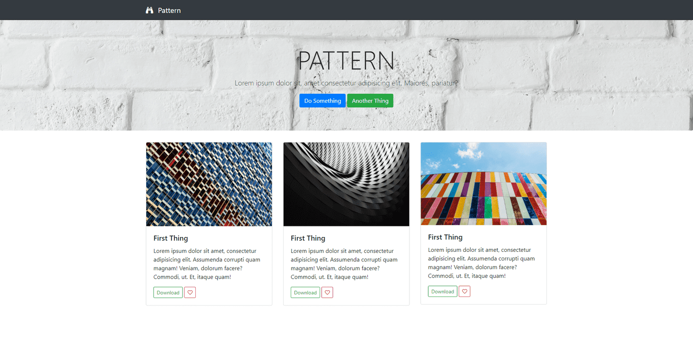 Pattern Projects